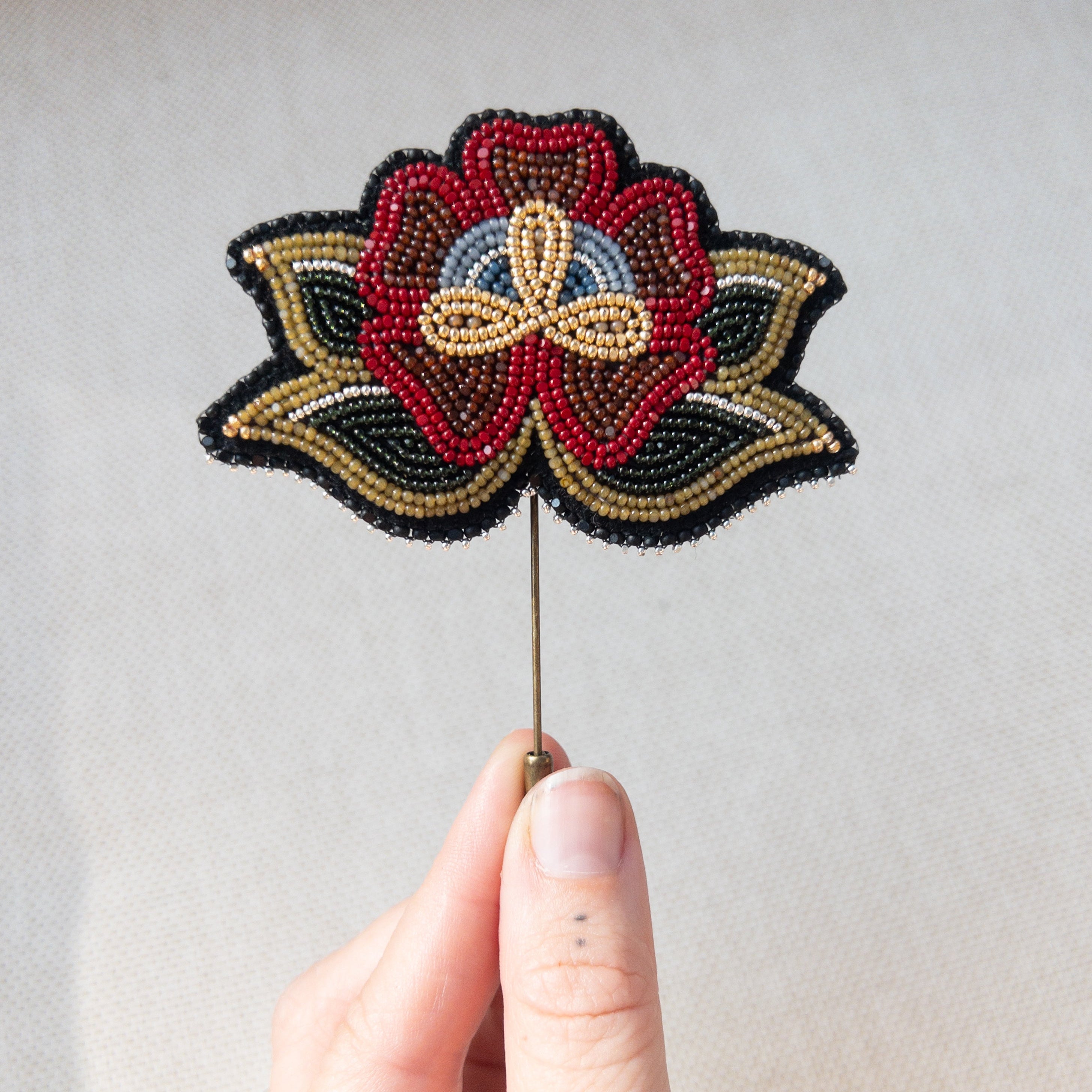 Rose Pin | Red