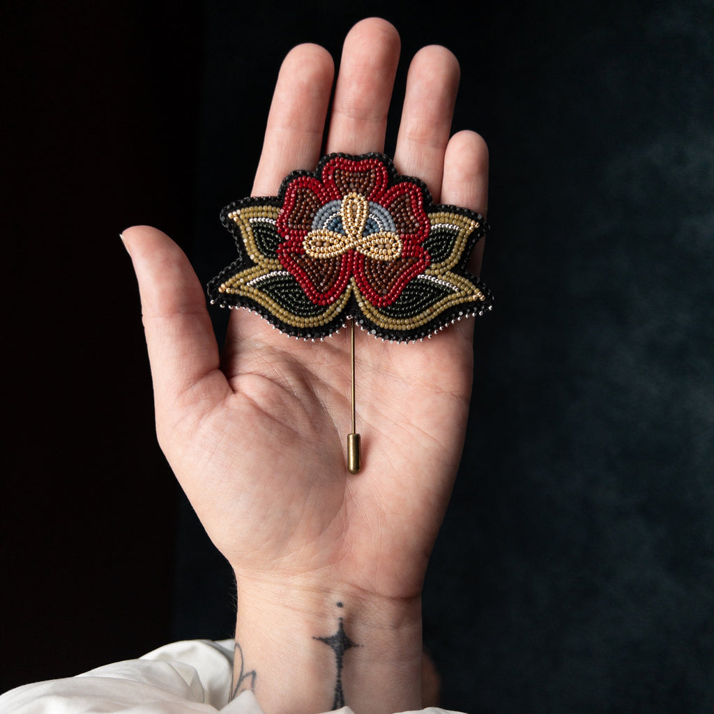 Rose Pin | Red