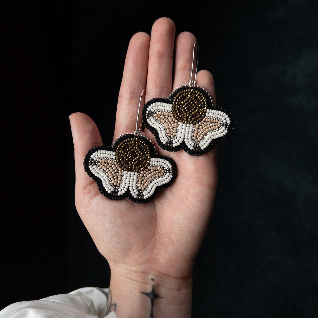 Four Directions Floral Earrings | Rose
