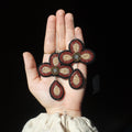 Fallen Petal Earrings | Burgundy