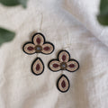 Fallen Petal Earrings | Rose