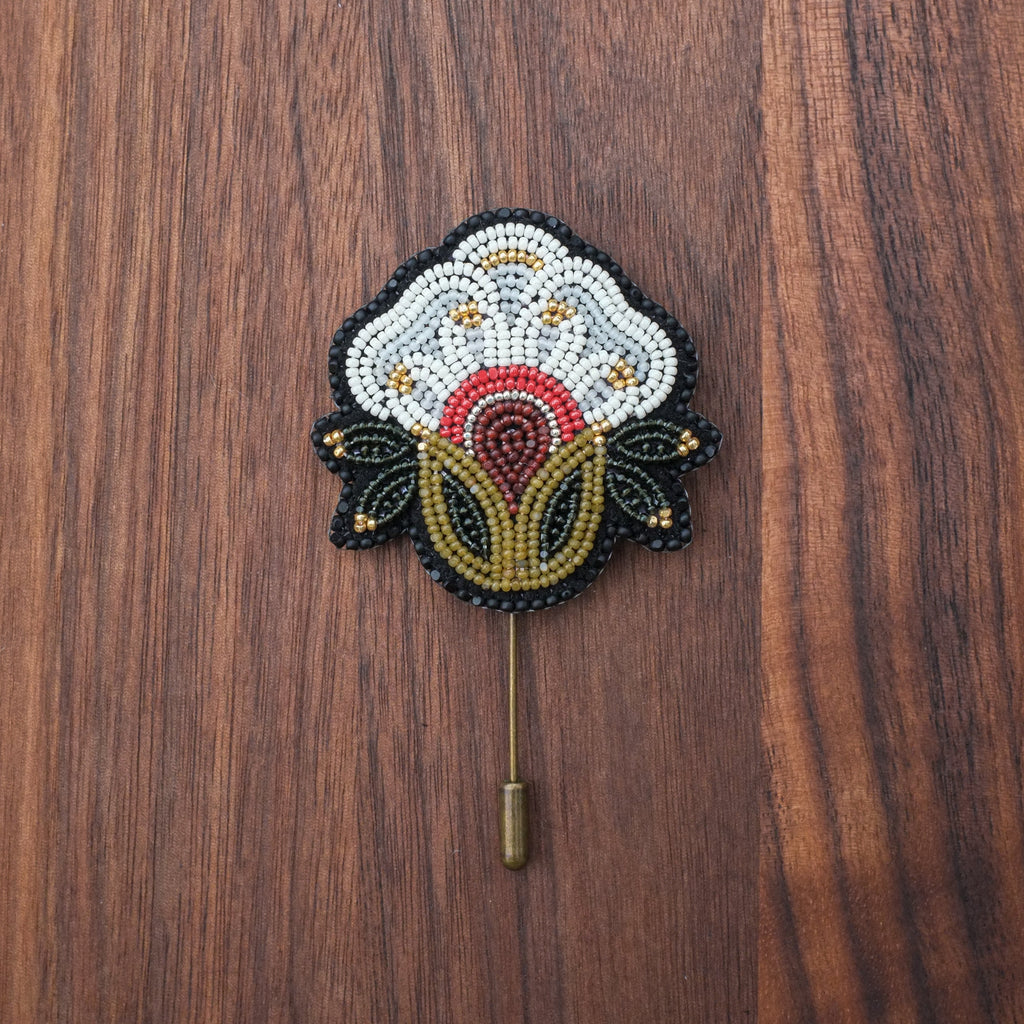 Kiiwookew Pin | White