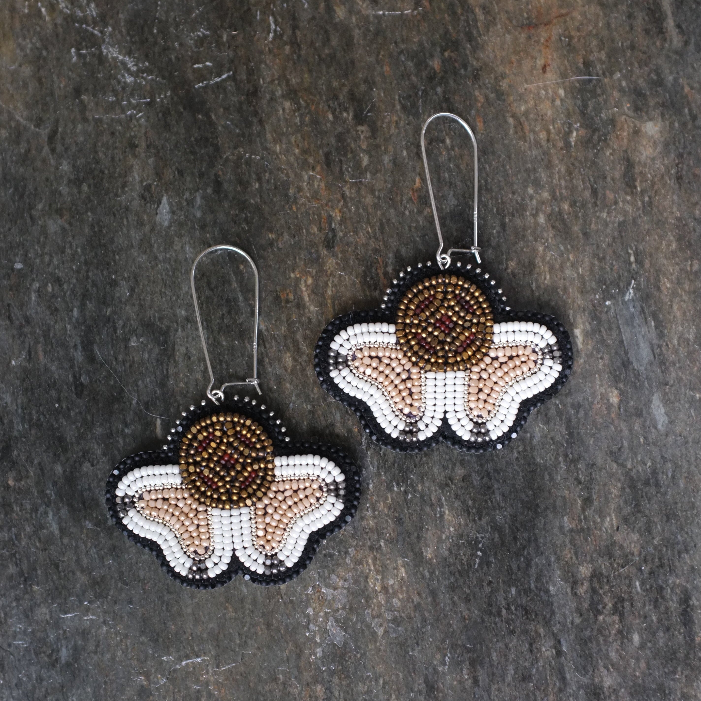 Four Directions Floral Earrings | Rose